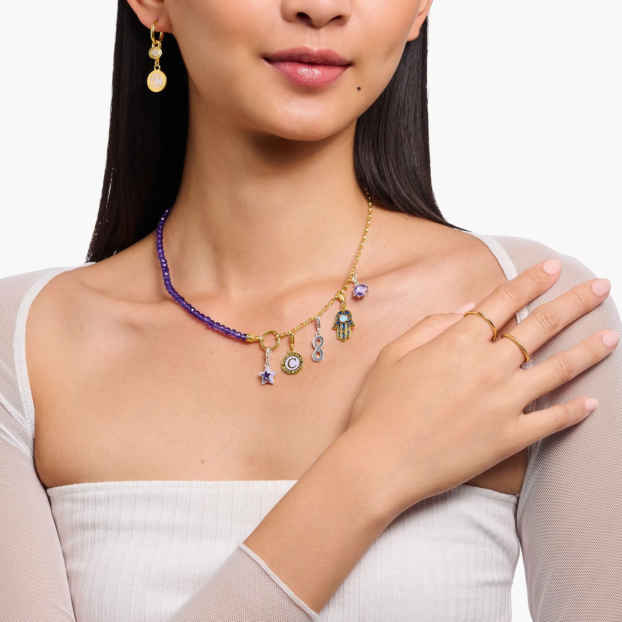 Women THOMAS SABO Charms|Charms-Charm pendant infinity