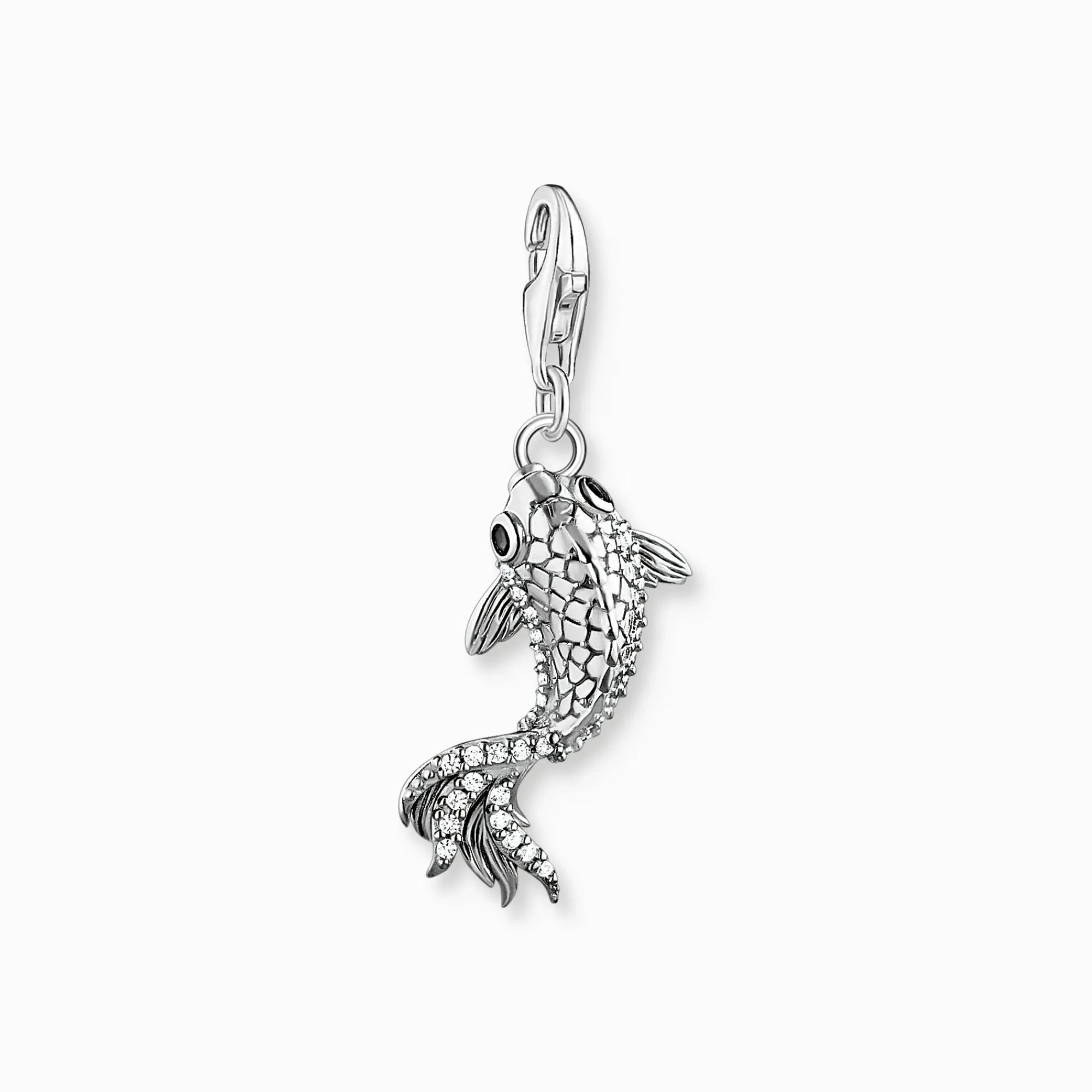 Women THOMAS SABO Charms|Charms-Charm pendant koi with zirconia stones silver