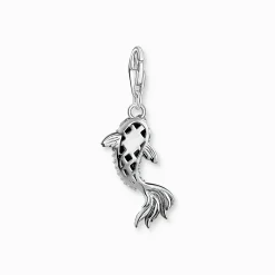 Women THOMAS SABO Charms|Charms-Charm pendant koi with zirconia stones silver