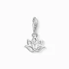 Women THOMAS SABO Charms|Charms-Charm pendant lotus flower