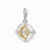 Women THOMAS SABO Charms|Charms-Charm pendant moveable moon and star