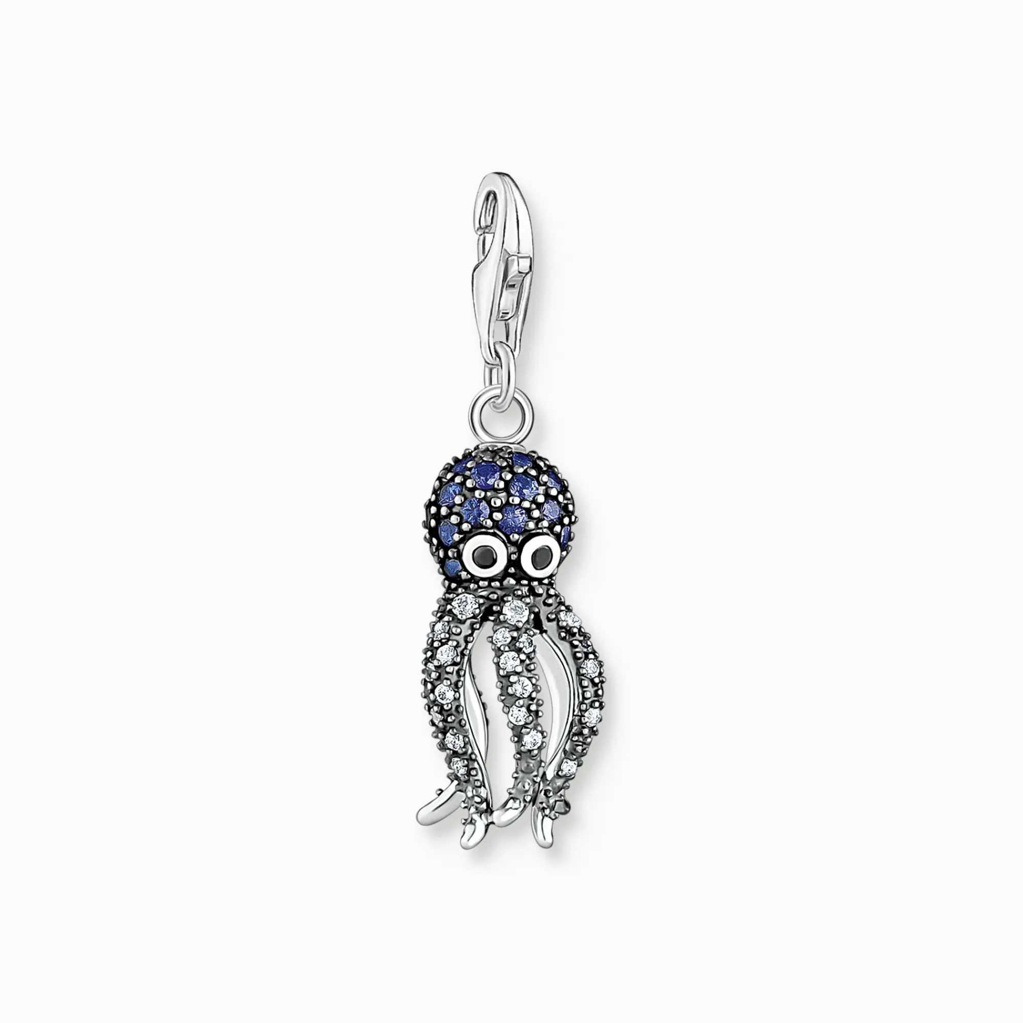 Women THOMAS SABO Charms|Charms-Charm pendant octopus with blue stones