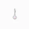 Women THOMAS SABO Charms|Charms-Charm pendant opal-coloured stone shimmering pink