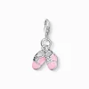 Women THOMAS SABO Charms|Charms-Charm pendant pink baby shoes