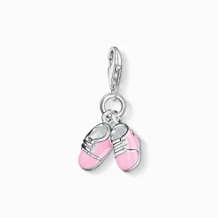 Women THOMAS SABO Charms|Charms-Charm pendant pink baby shoes