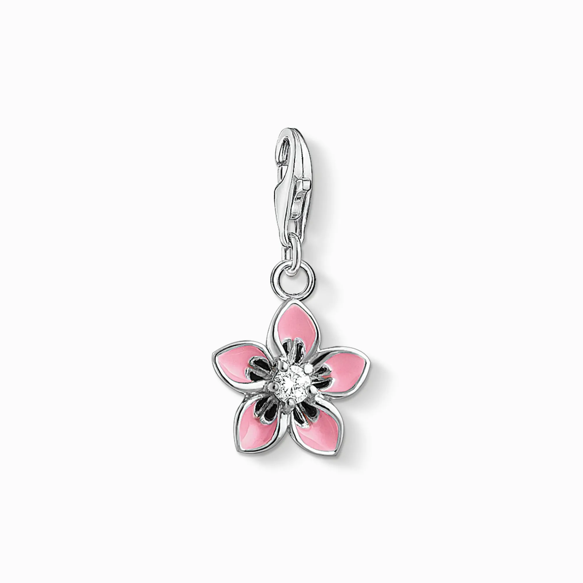 Women THOMAS SABO Charms|Charms-Charm pendant pink flower