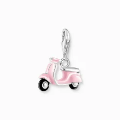 Women THOMAS SABO Charms|Charms-Charm pendant pink scooter silver