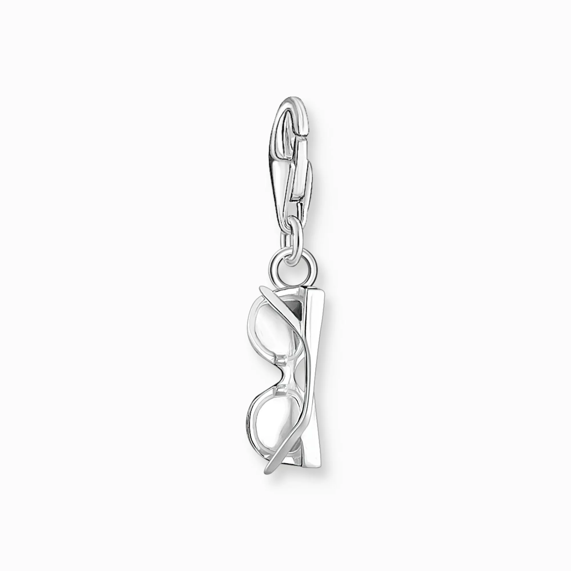 Women THOMAS SABO Charms|Charms-Charm pendant pink sunglasses with white stones silver