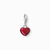 Women THOMAS SABO Charms|Charms-Charm pendant red heart