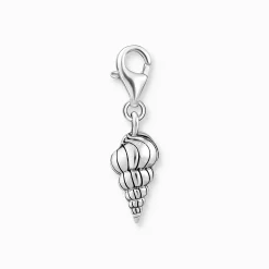 Women THOMAS SABO Charms|Charms-Charm pendant shell with pearl silver