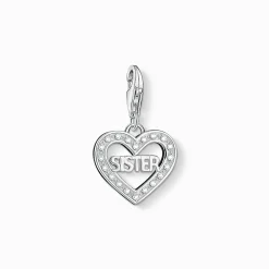 Women THOMAS SABO Charms|Charms-Charm pendant SISTER