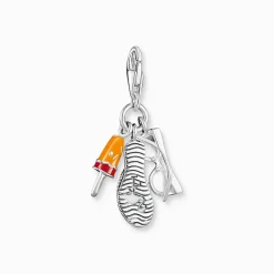 Women THOMAS SABO Charms|Charms-Charm pendant sunglasses, flip flop and ice cream silver
