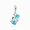 Women THOMAS SABO Charms|Charms-Charm pendant turquoise retro camera silver
