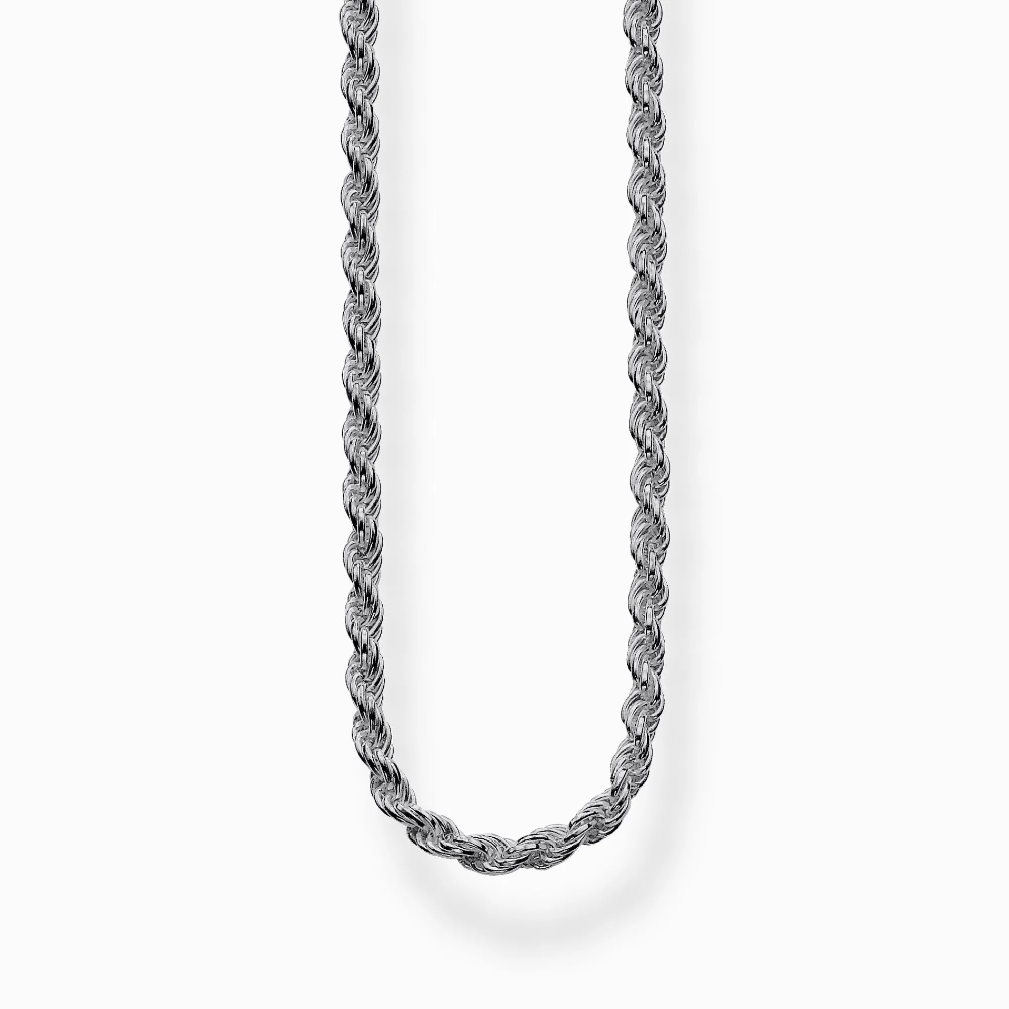 Women THOMAS SABO Necklaces-Cord chain blackened Thickness 1.30 mm (0.05 Inch)