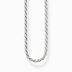 Women THOMAS SABO Necklaces|925 Silver-Cord chain Thickness 2.00 mm (0.08 Inch)