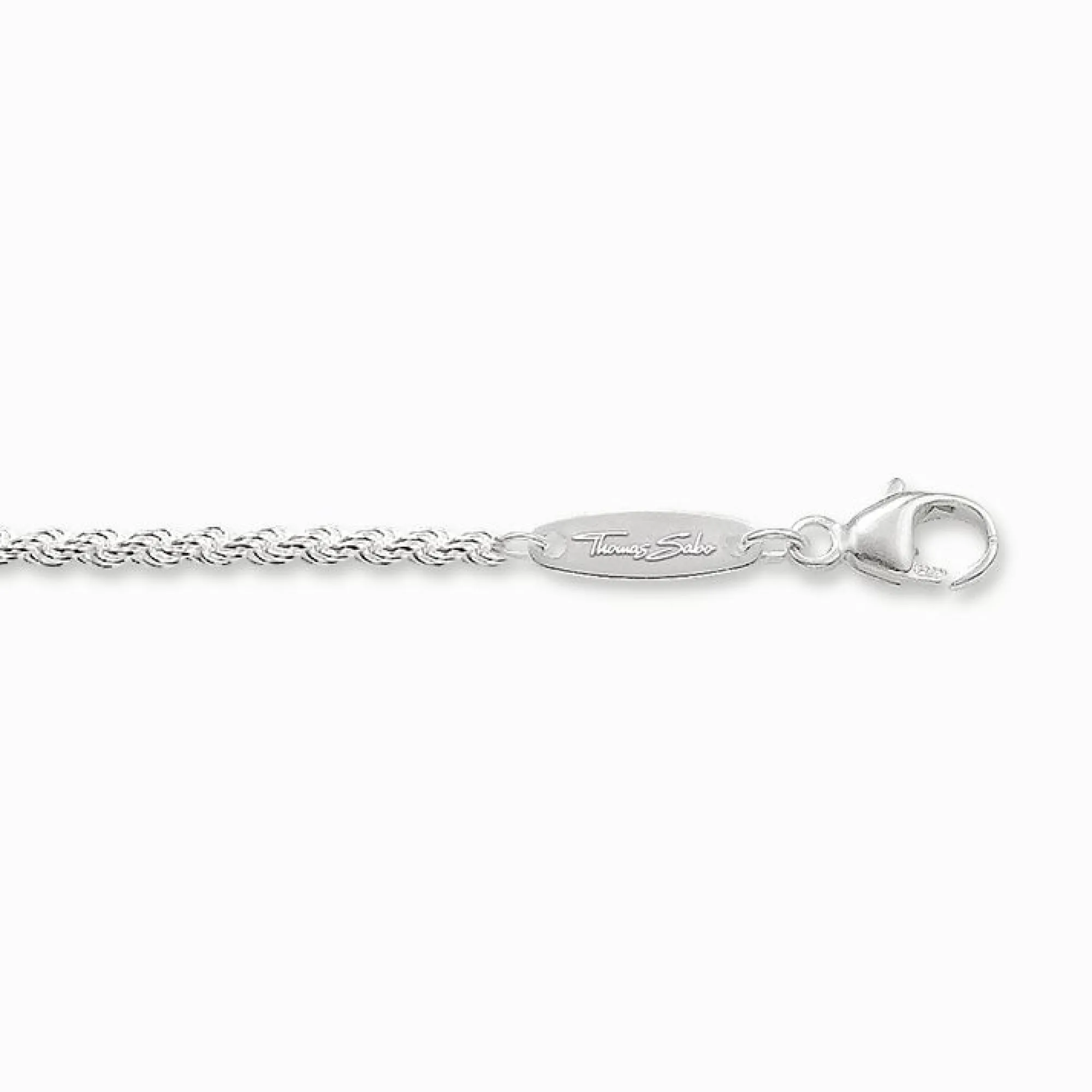 Women THOMAS SABO Necklaces|925 Silver-Cord chain Thickness 2.00 mm (0.08 Inch)