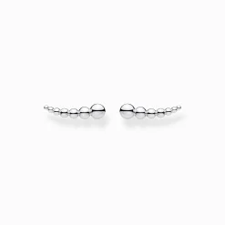 Women THOMAS SABO Ear Studs-Ear climber dots silver