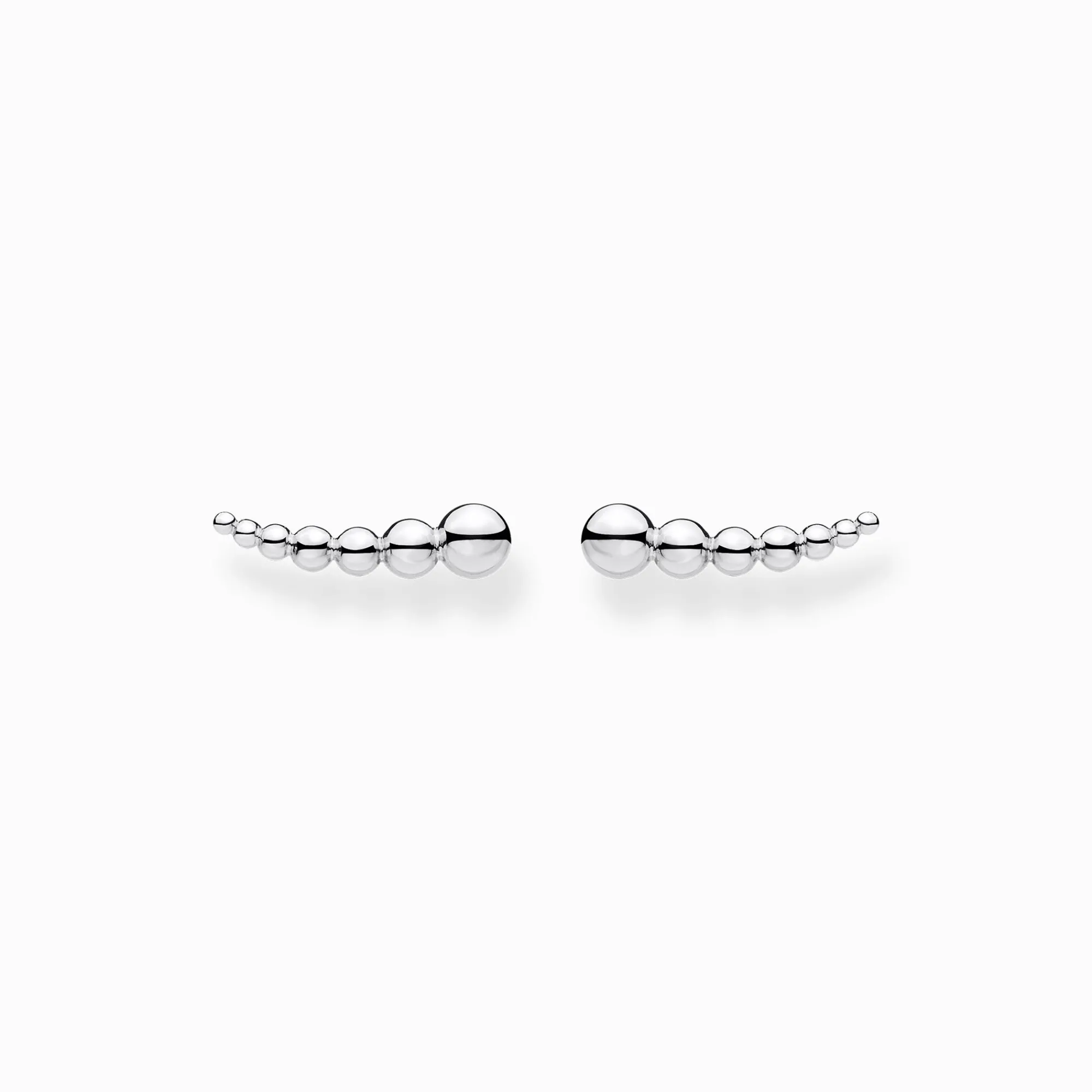Women THOMAS SABO Ear Studs-Ear climber dots silver
