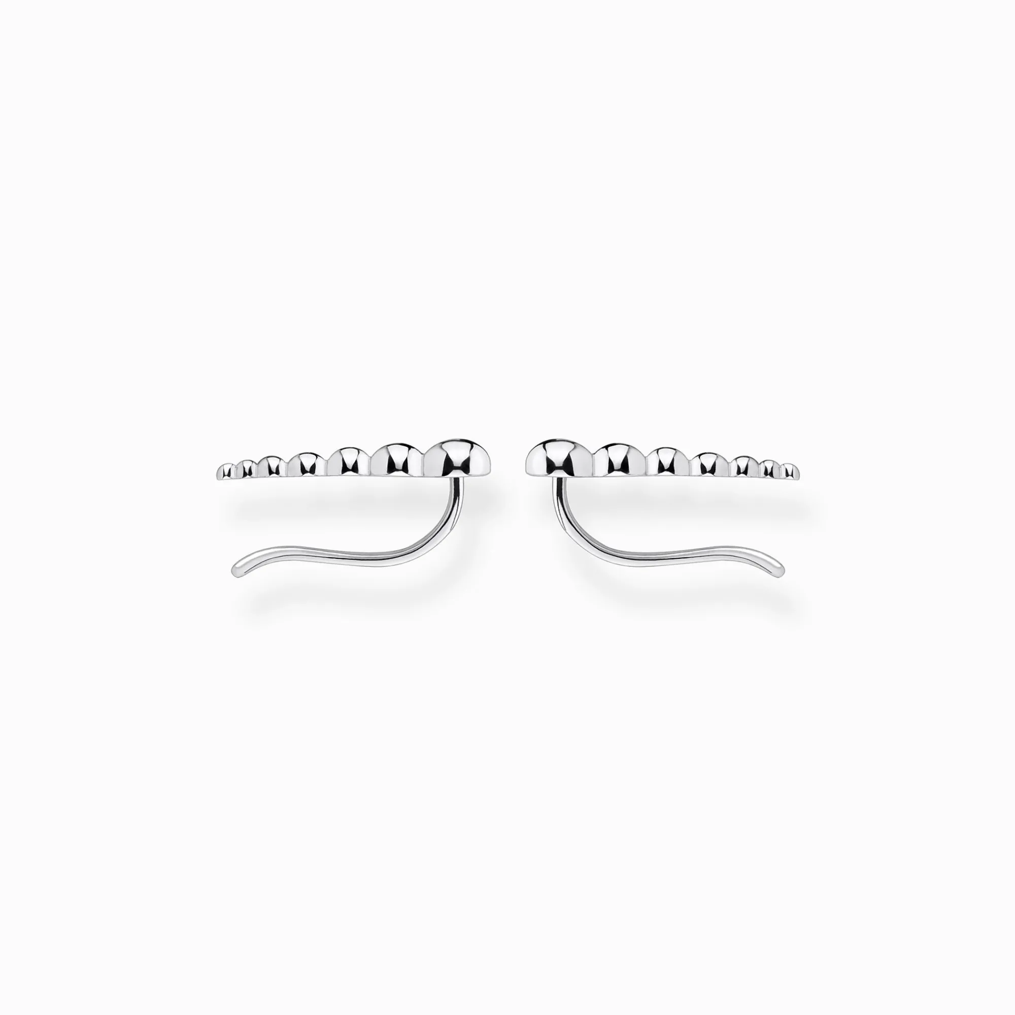 Women THOMAS SABO Ear Studs-Ear climber dots silver
