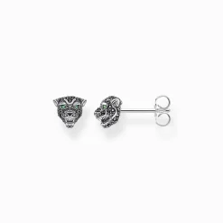 Women THOMAS SABO Ear Studs|Ear Studs & Hoops-Ear studs Black Cat