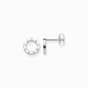 Women THOMAS SABO Ear Studs-Ear studs circles Together