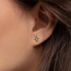 Women THOMAS SABO Ear Studs|Ear Studs & Hoops-Ear studs fleur-de-lis