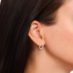 Women THOMAS SABO Ear Studs|925 Silver-Ear studs large circles
