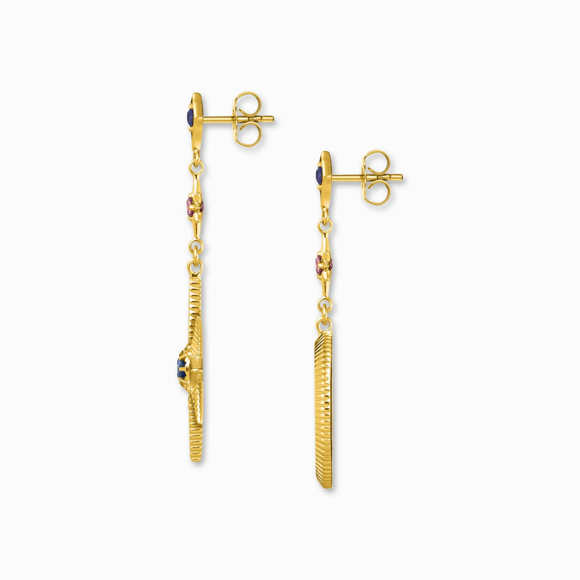 Women THOMAS SABO Earrings-Earrings royalty star and moon