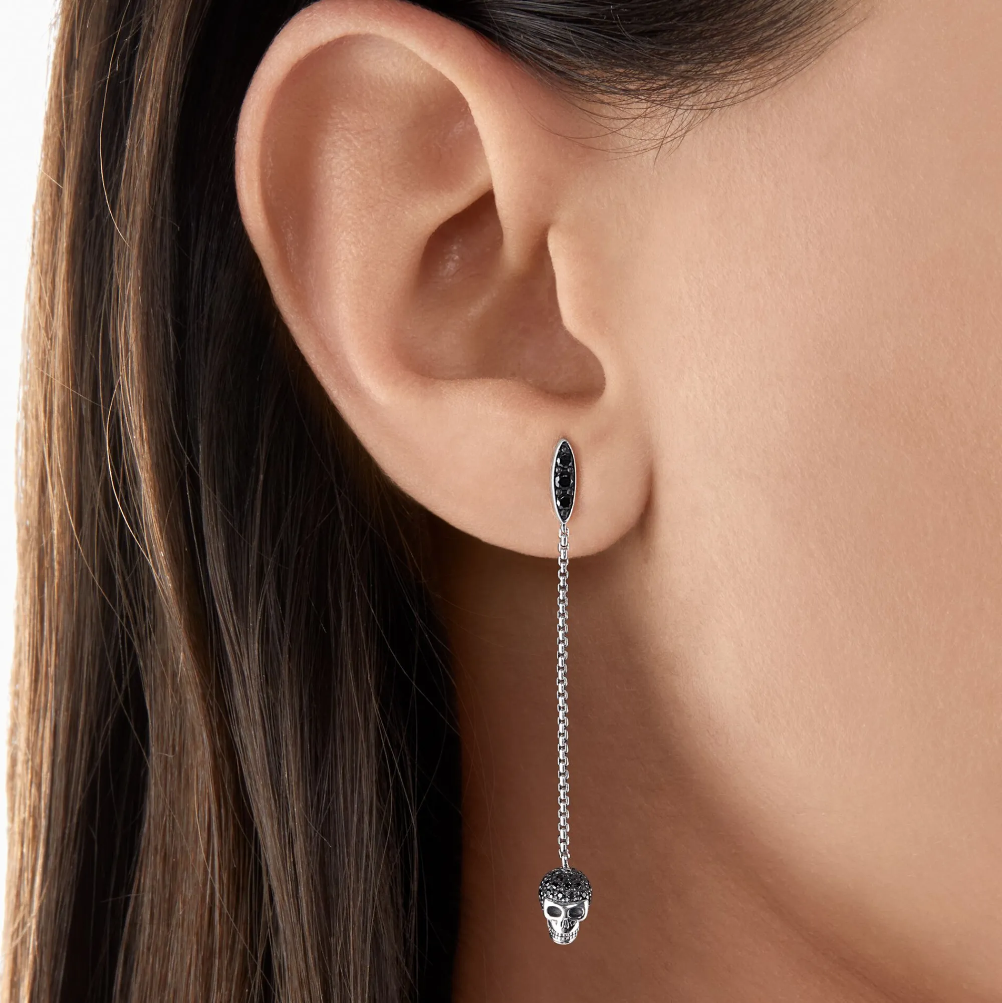 Women THOMAS SABO Ear Studs-Earrings skull