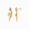 Women THOMAS SABO Earrings-Earrings snake gold