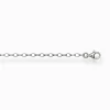 THOMAS SABO 925 Silver-Extension chain classic blackened