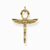 Women THOMAS SABO Pendants|Pendants-Gold plated pendant in shape of ankh symbol