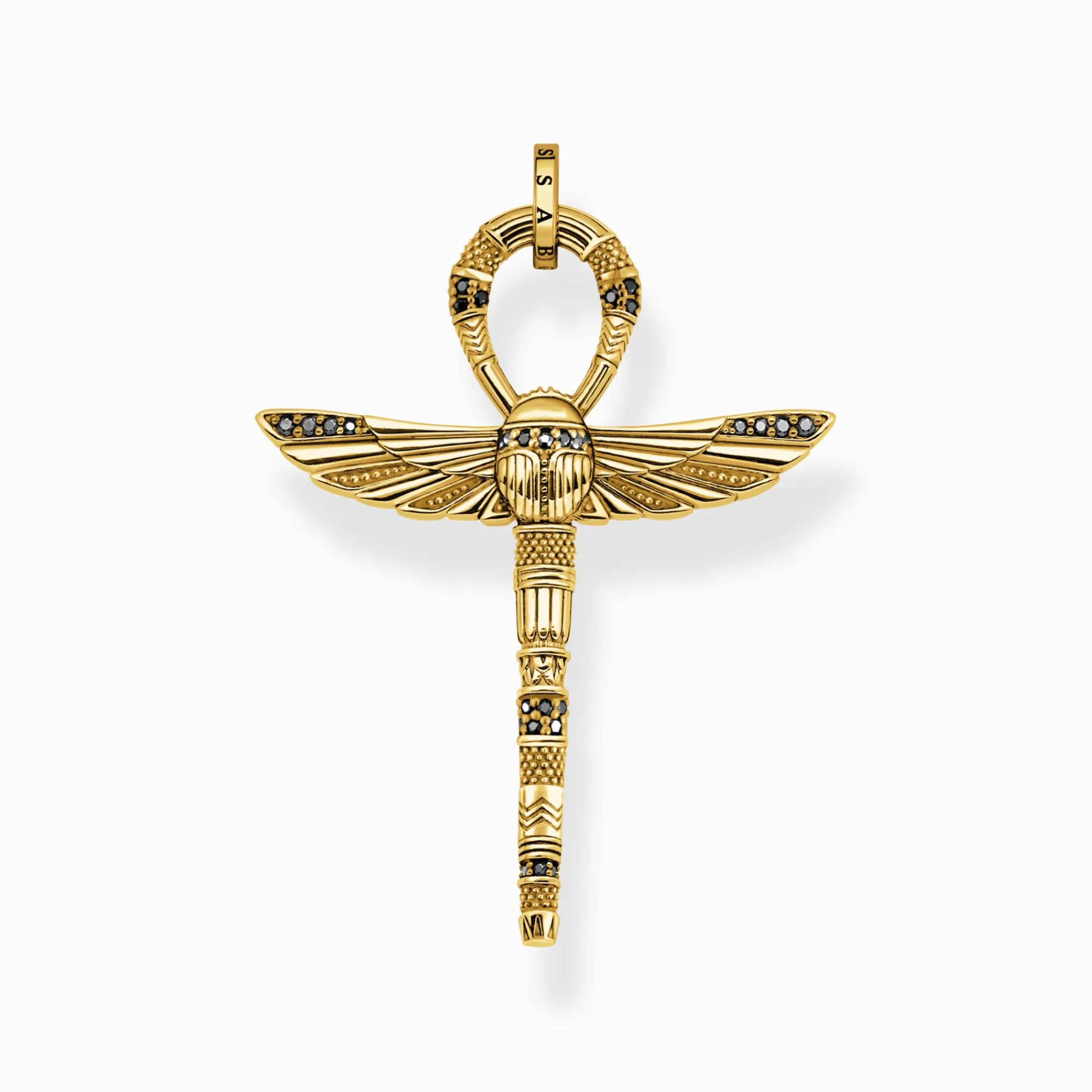 Women THOMAS SABO Pendants|Pendants-Gold plated pendant in shape of ankh symbol