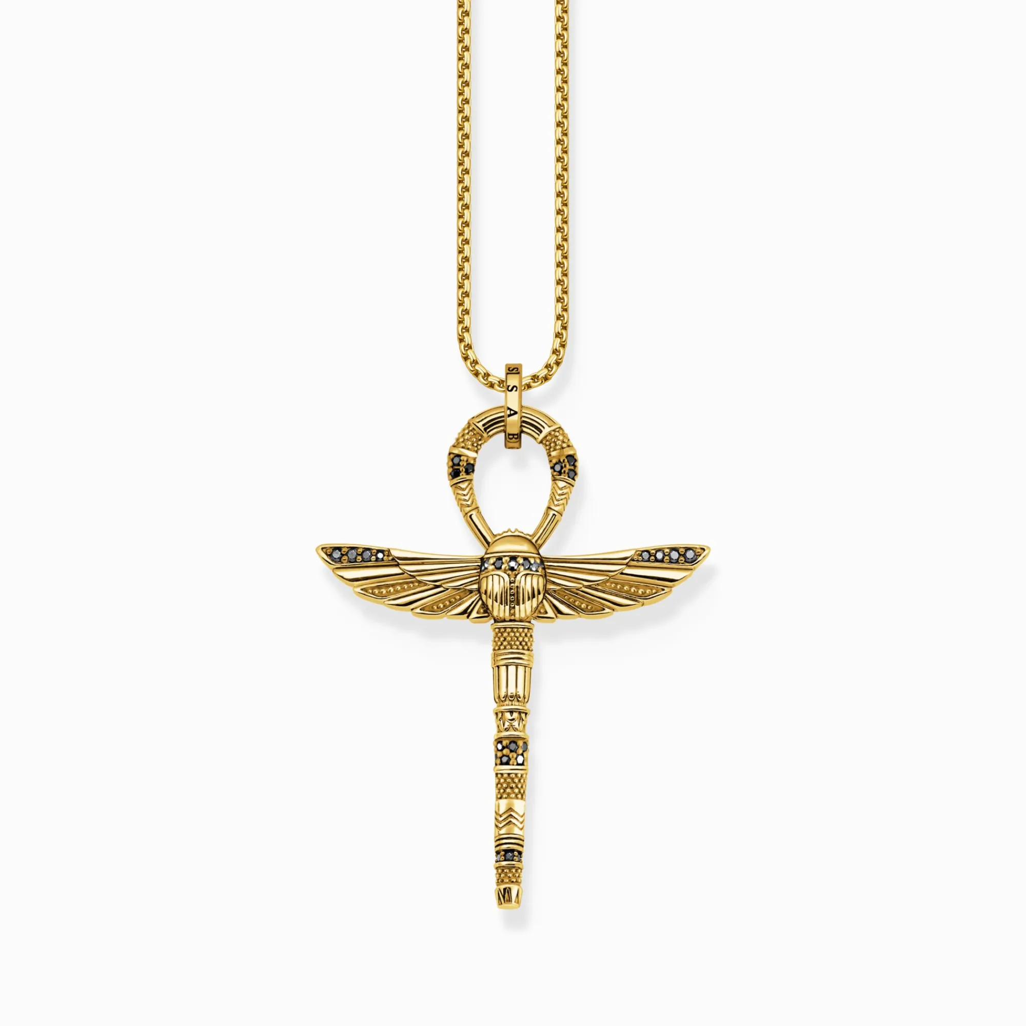 Women THOMAS SABO Pendants|Pendants-Gold plated pendant in shape of ankh symbol