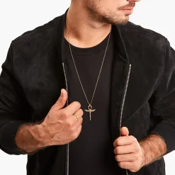 Women THOMAS SABO Pendants|Pendants-Gold plated pendant in shape of ankh symbol
