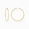 Women THOMAS SABO Hoop Earrings-Gold-plated big hoop earrings