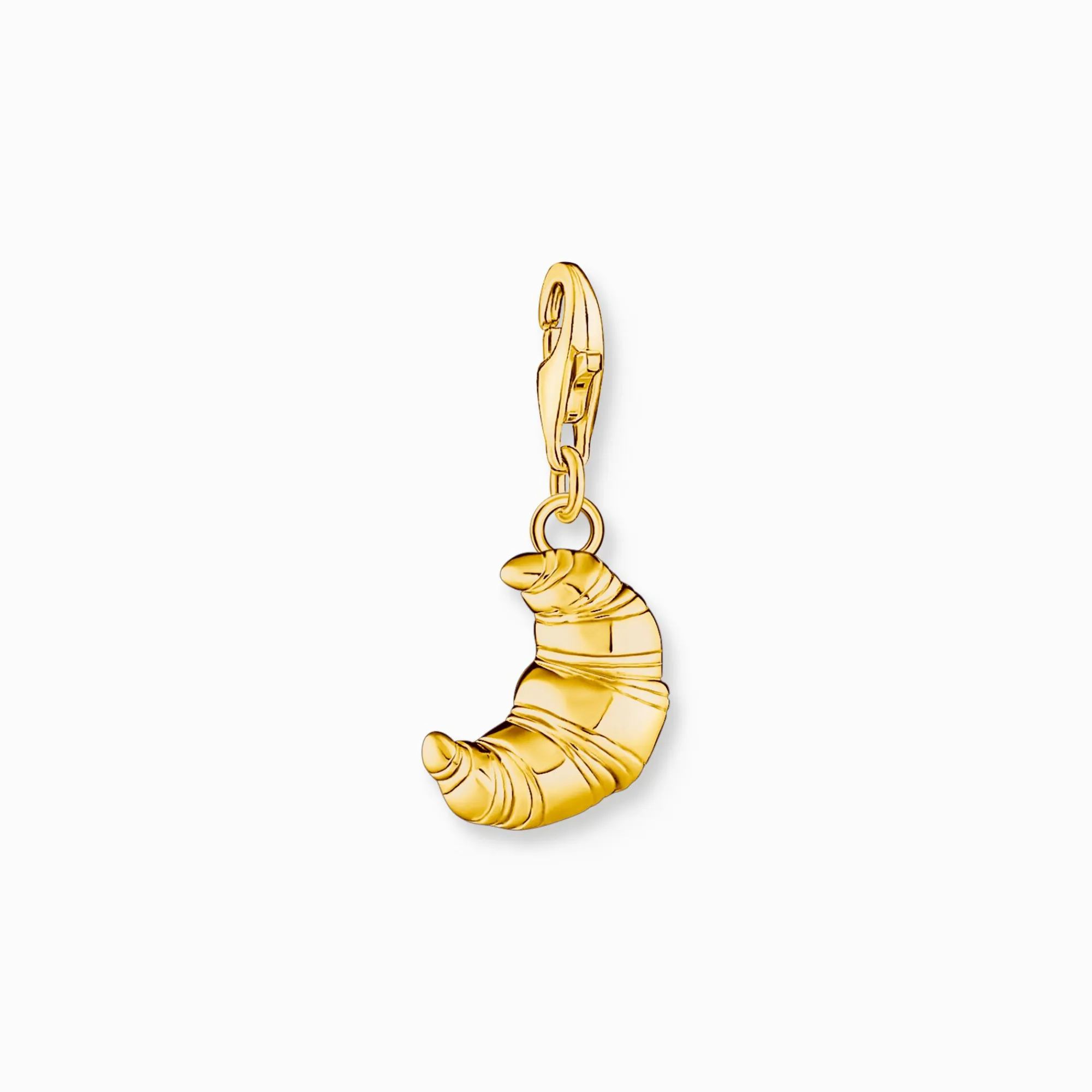 Women THOMAS SABO Charms|Charms-Gold-plated charm pendant in croissant design