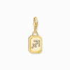 Women THOMAS SABO Charms|Charms-Gold-plated charm pendant zodiac sign Sagittarius with zirconia