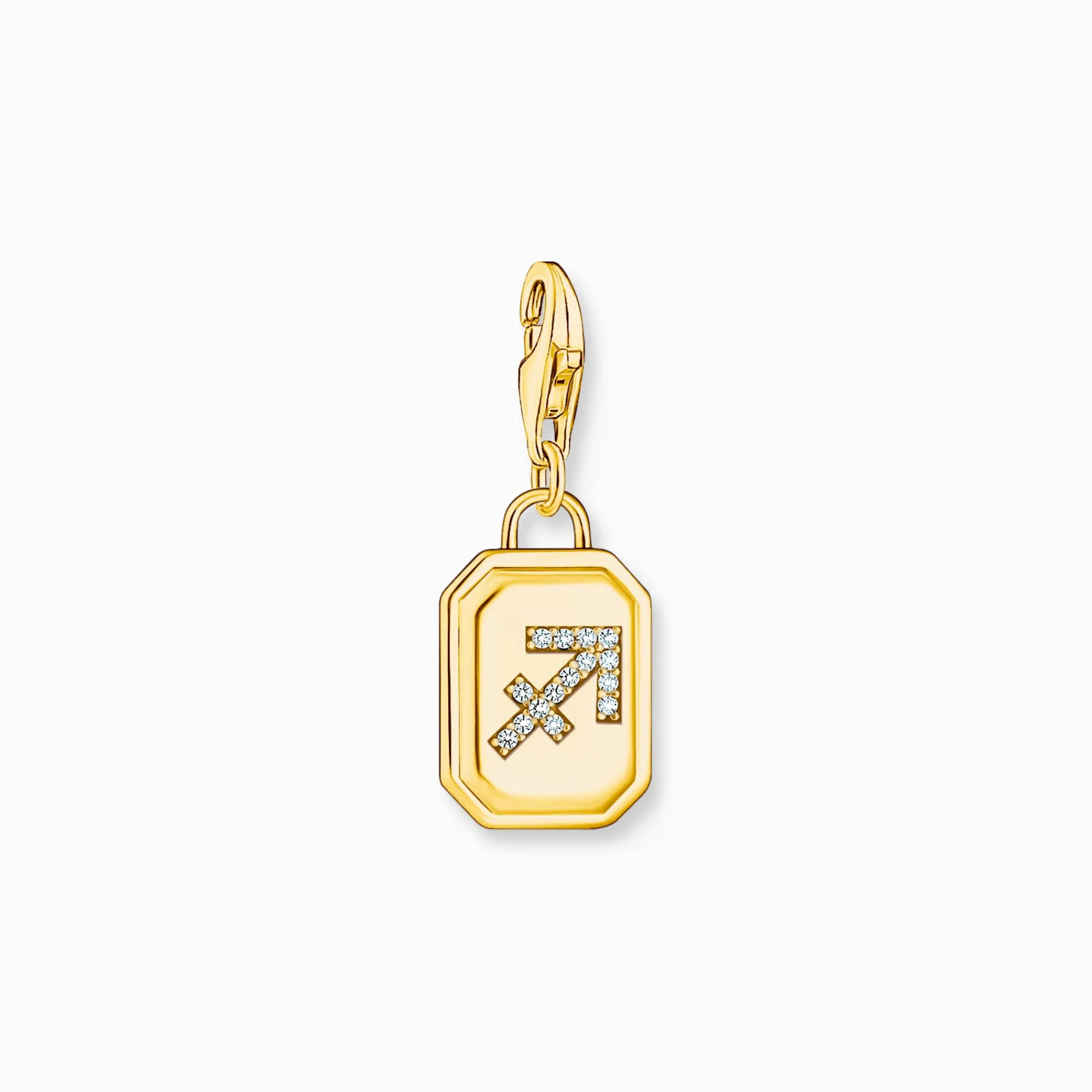 Women THOMAS SABO Charms|Charms-Gold-plated charm pendant zodiac sign Sagittarius with zirconia