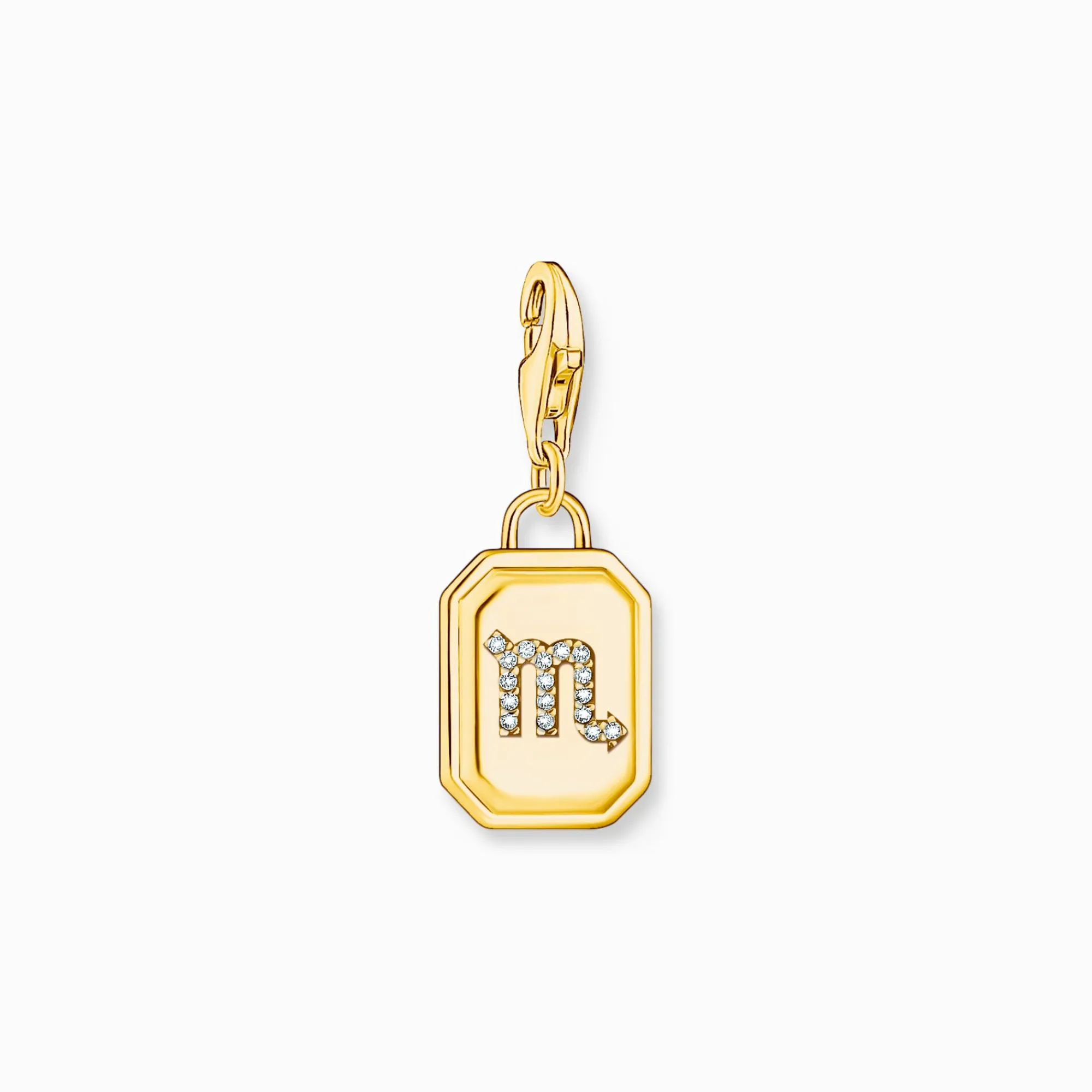 Women THOMAS SABO Charms|Charms-Gold-plated charm pendant zodiac sign Scorpio with zirconia