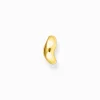 Women THOMAS SABO Ear Cuffs|18-Carat Gold-Plating - 925 Silver-Gold-plated ear cuff organic-shaped