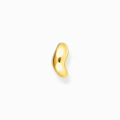 Women THOMAS SABO Ear Cuffs|18-Carat Gold-Plating - 925 Silver-Gold-plated ear cuff organic-shaped