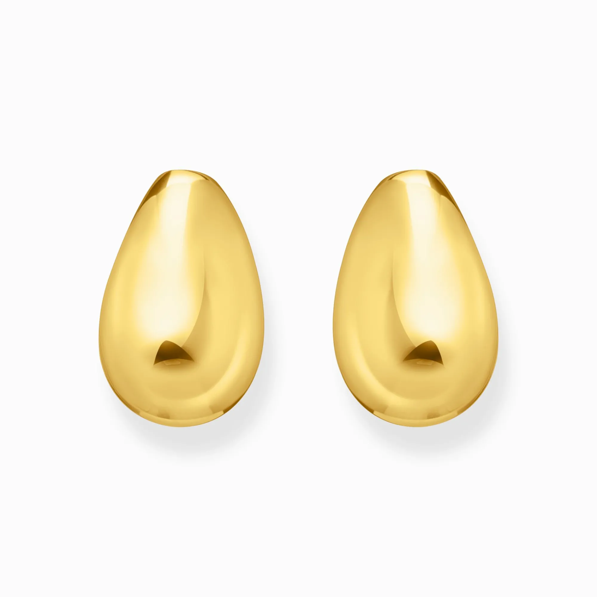 Women THOMAS SABO Earrings|18-Carat Gold-Plating - 925 Silver-Gold-plated earrings in drop shape
