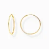 Women THOMAS SABO Hoop Earrings-Gold-plated medium hoop earrings