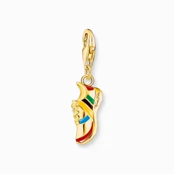 Women THOMAS SABO Charms|Charms-Gold-plated member charm pendant sports shoe with colourful cold enamel
