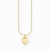 Women THOMAS SABO Necklaces-Gold-plated necklace with heart pendant