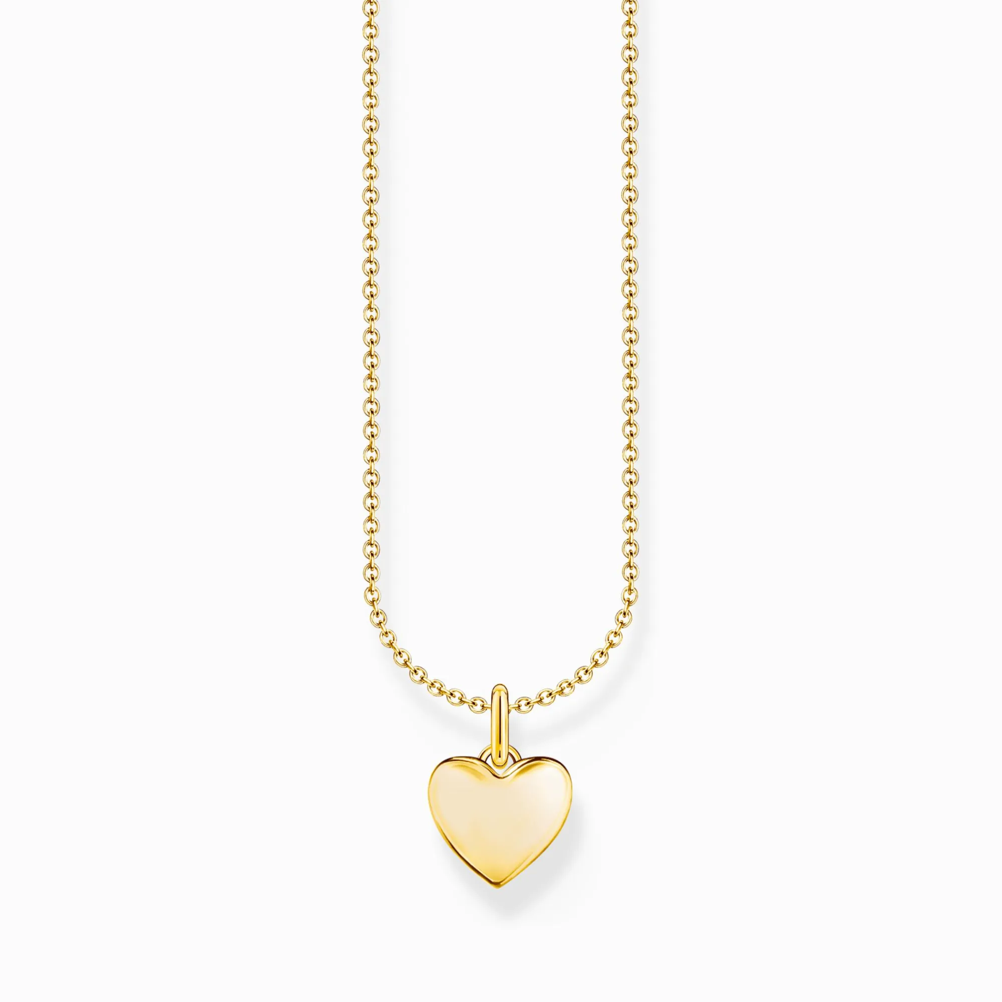 Women THOMAS SABO Necklaces-Gold-plated necklace with heart pendant