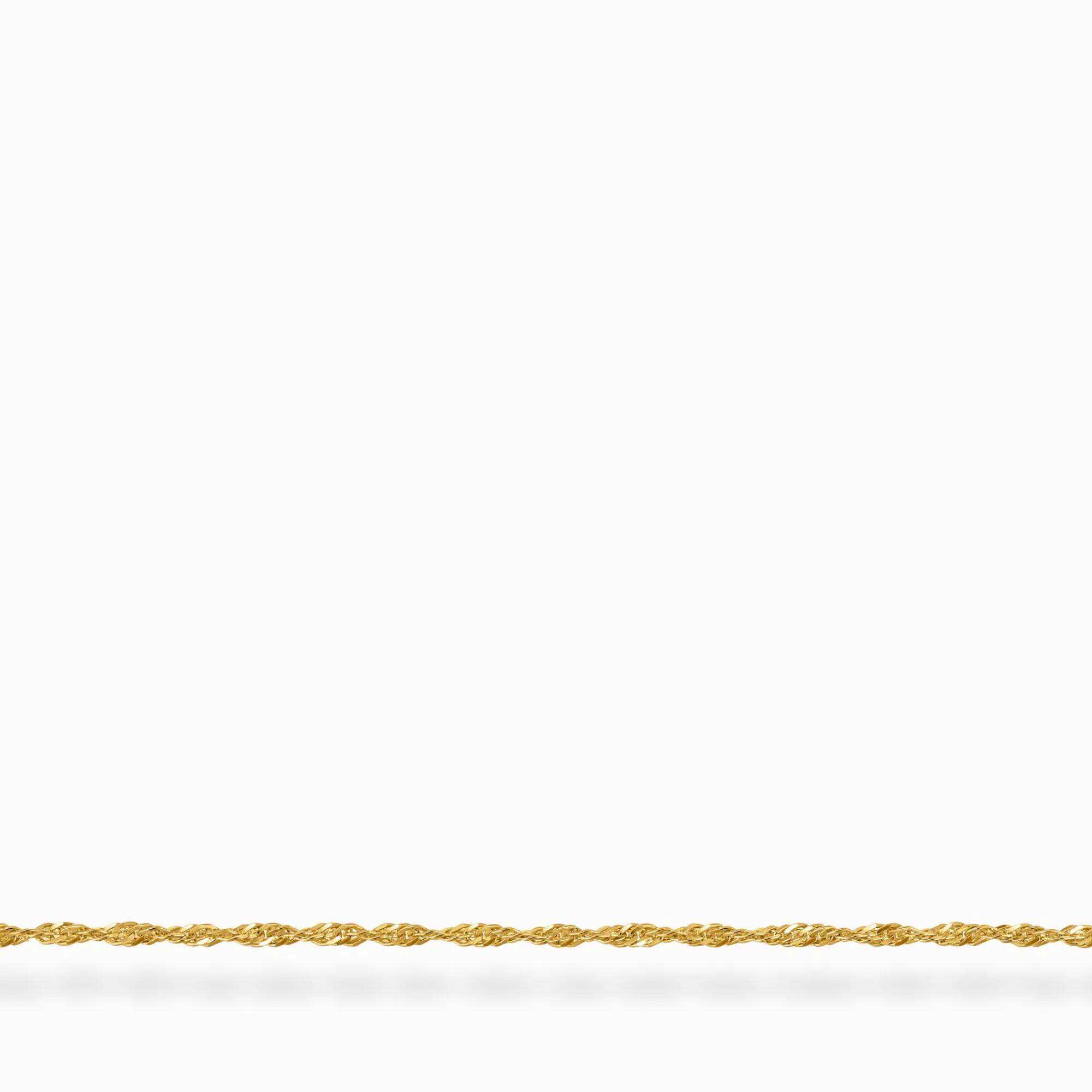 Women THOMAS SABO Necklaces|18-Carat Gold-Plating - 925 Silver-Gold-plated singaporean necklace Thickness 1,70 mm (0,07 Inch)