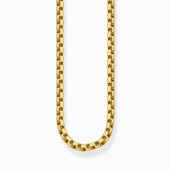 Women THOMAS SABO Necklaces|18-Carat Gold-Plating - 925 Silver-Gold-plated Venezia necklace Thickness 4.00 mm (0.16 Inch)