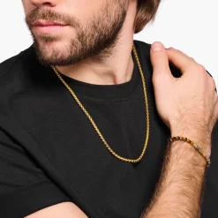 Women THOMAS SABO Necklaces|18-Carat Gold-Plating - 925 Silver-Gold-plated Venezia necklace Thickness 4.00 mm (0.16 Inch)